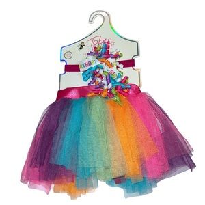 Toby Happy Birthday Rainbow Headband and Tutu